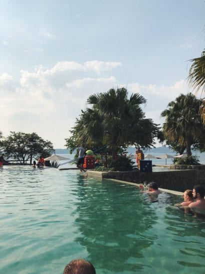 Costa Rica beach-side swimming pool