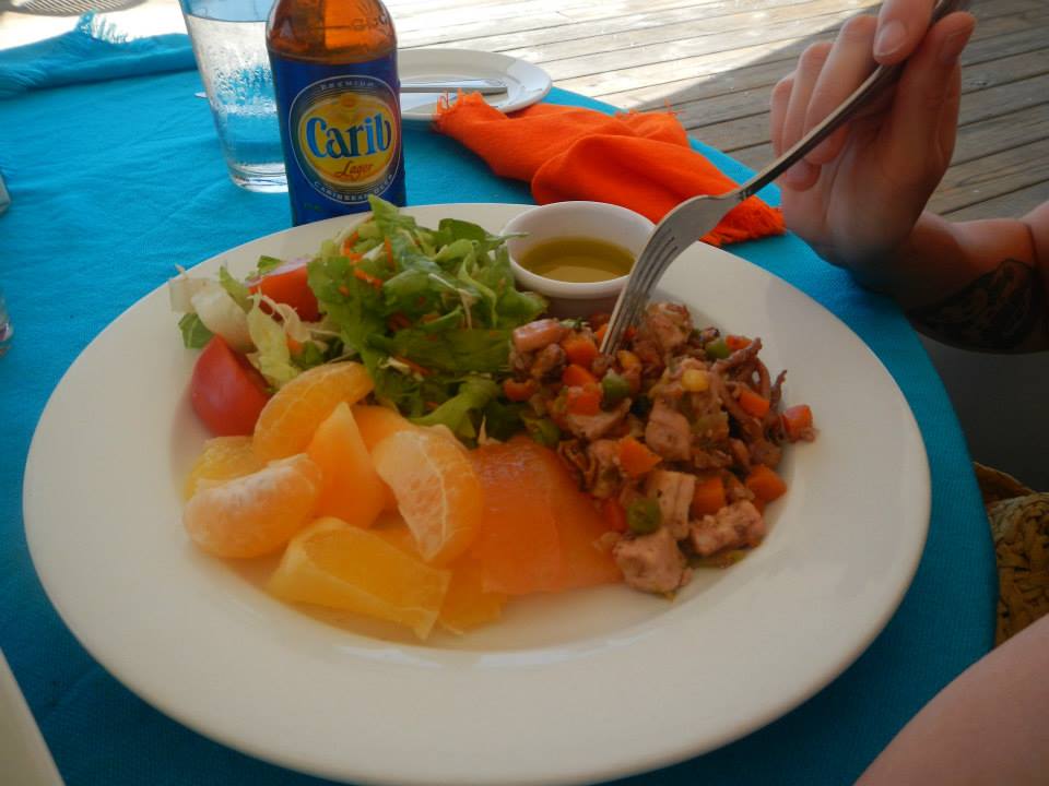 Sandals Grenada food