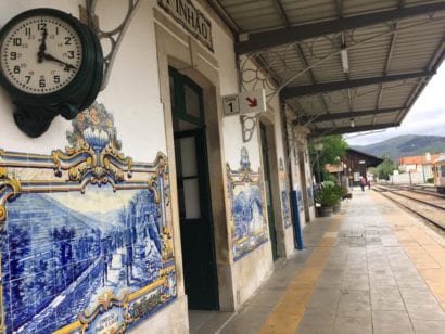 Train station in Portugal