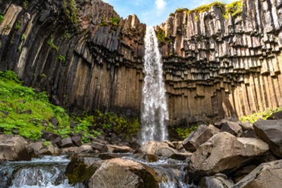 Svartifoss (Black Falls), Iceland waterfalls