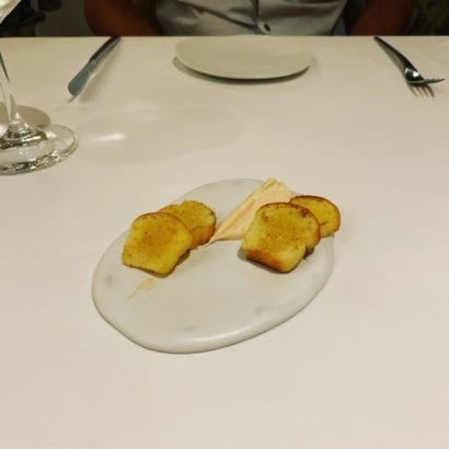 Mini Toasts with Salmon Mousse