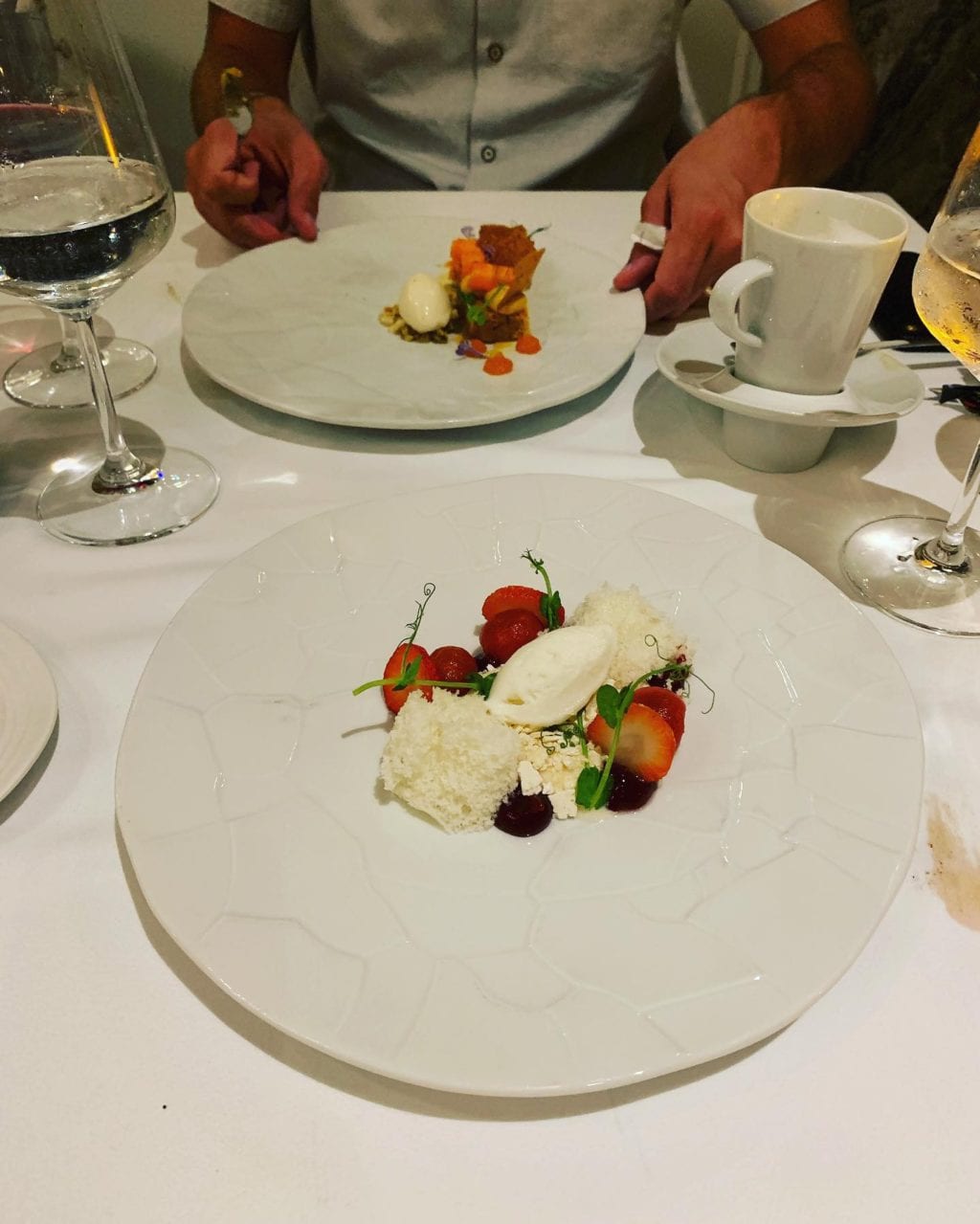 Yogurt, Berries & Caramelized Tomato Dessert